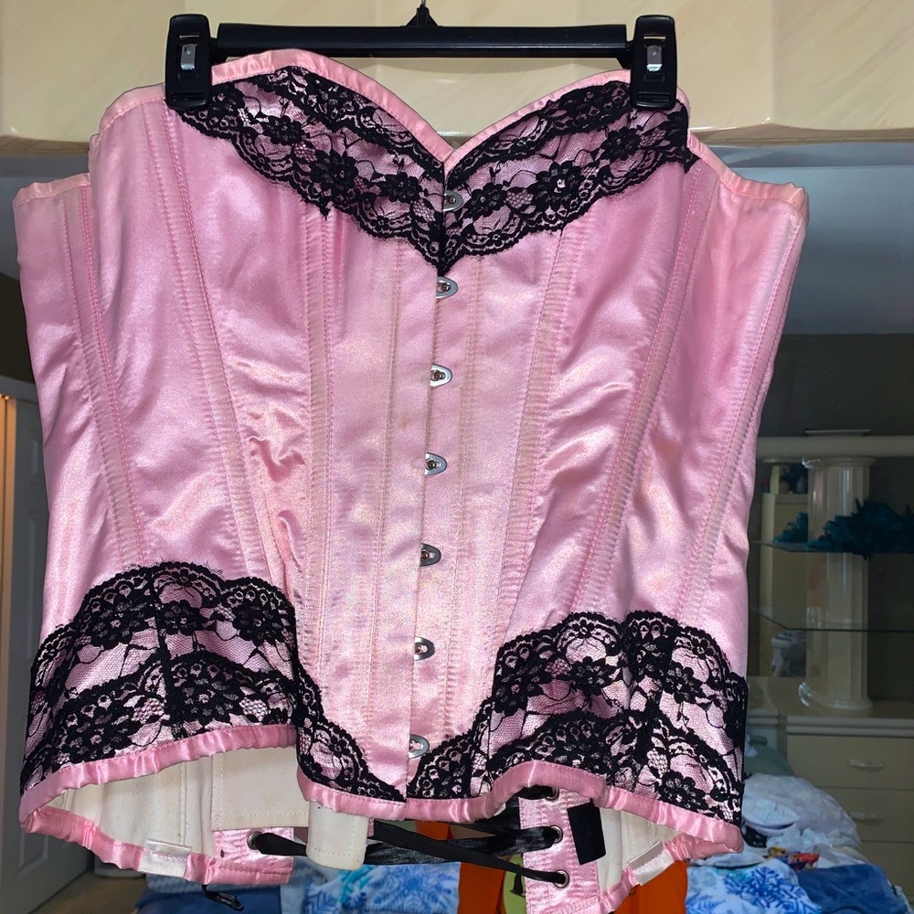 Spiral steel over-bust corset sweetheart size 32
